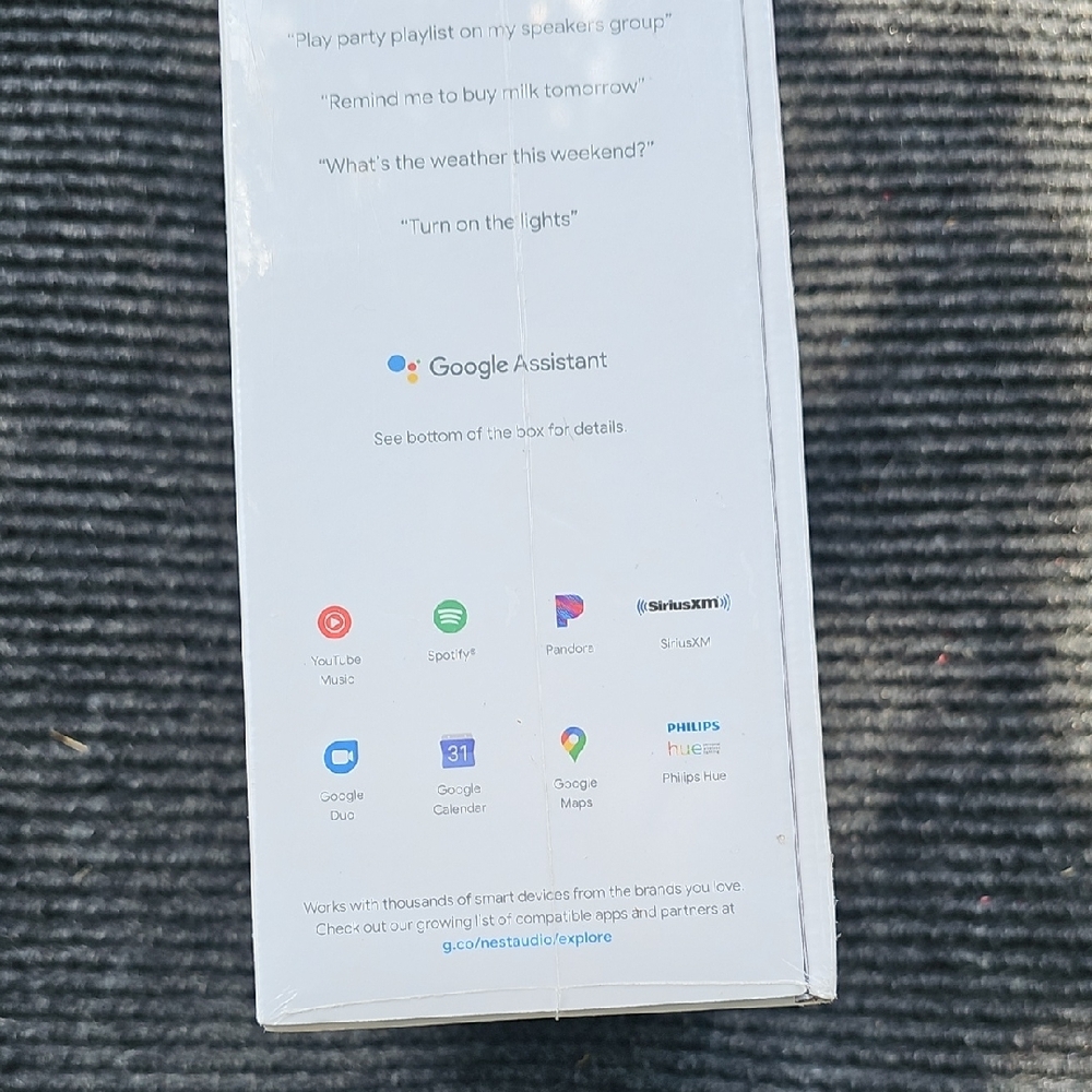 Google Nest Audio Speaker in Charcoal - Picture 2 of 4